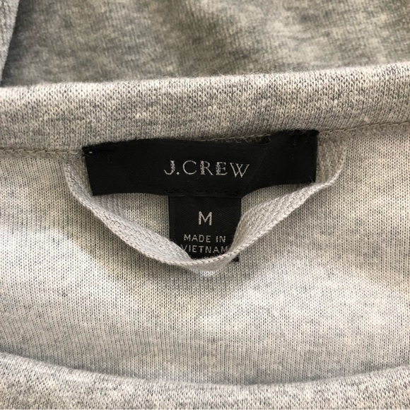 J. Crew Velour Crewneck Sweatshirt M - Picture 3 of 3